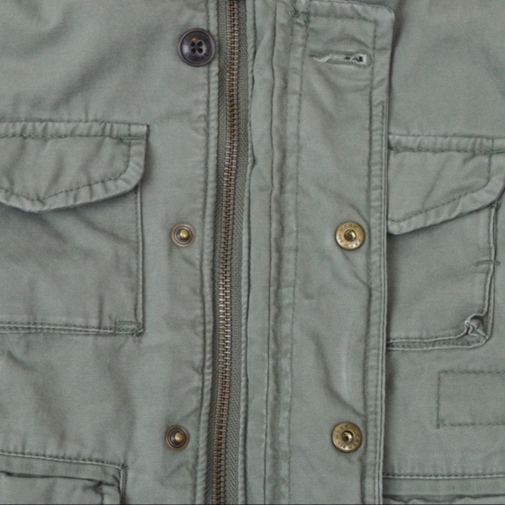 Baby GAP 3 in 1 Warm Fleece Lined Parka/Field Jacket, Desert Cactus Green 18-24M - Picture 5 of 12